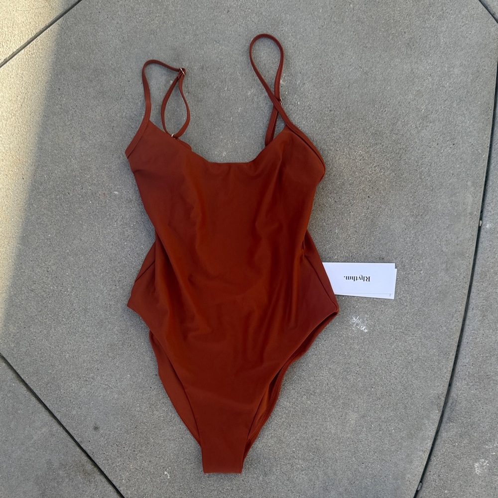 Rhythm Rust One-Piece Swimsuit